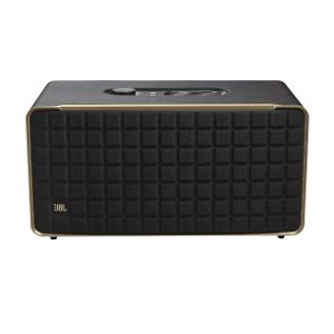 JBL Authentics 500, Altavoz inteligente de diseño retro, Wi-Fi 6, Bluetooth, LAN, 270W · JBLAUTH500BLKAM