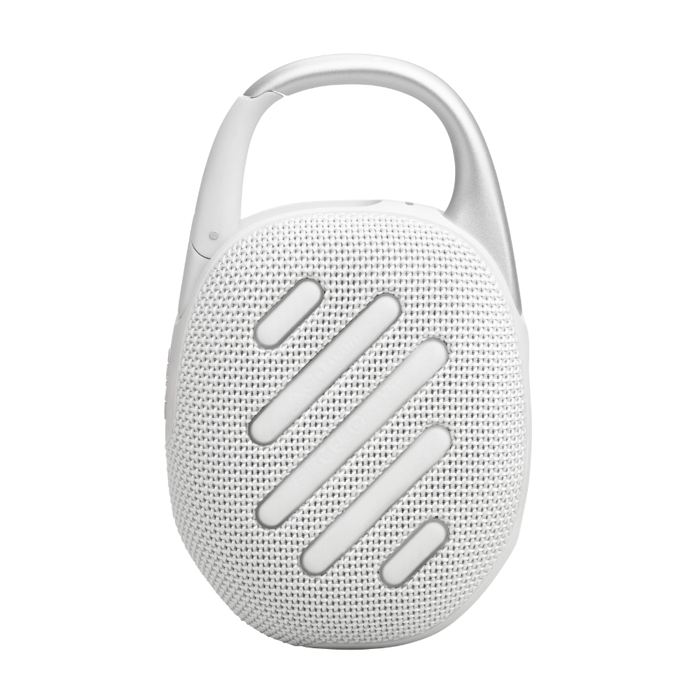JBL Clip 5, Altavoz portátil Inalámbrico, Bluetooth, 12h (Blanco) · JBLCLIP5WHTAM