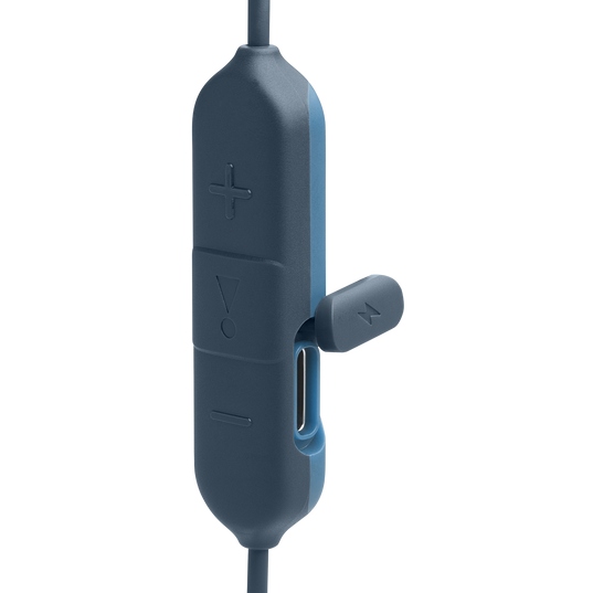 JBL Endurance Run 2 Wireless, Auriculares inalámbricos deportivos con micrófono, Bluetooth, 10h (Azul) · JBLENDURRUN2BTBLU