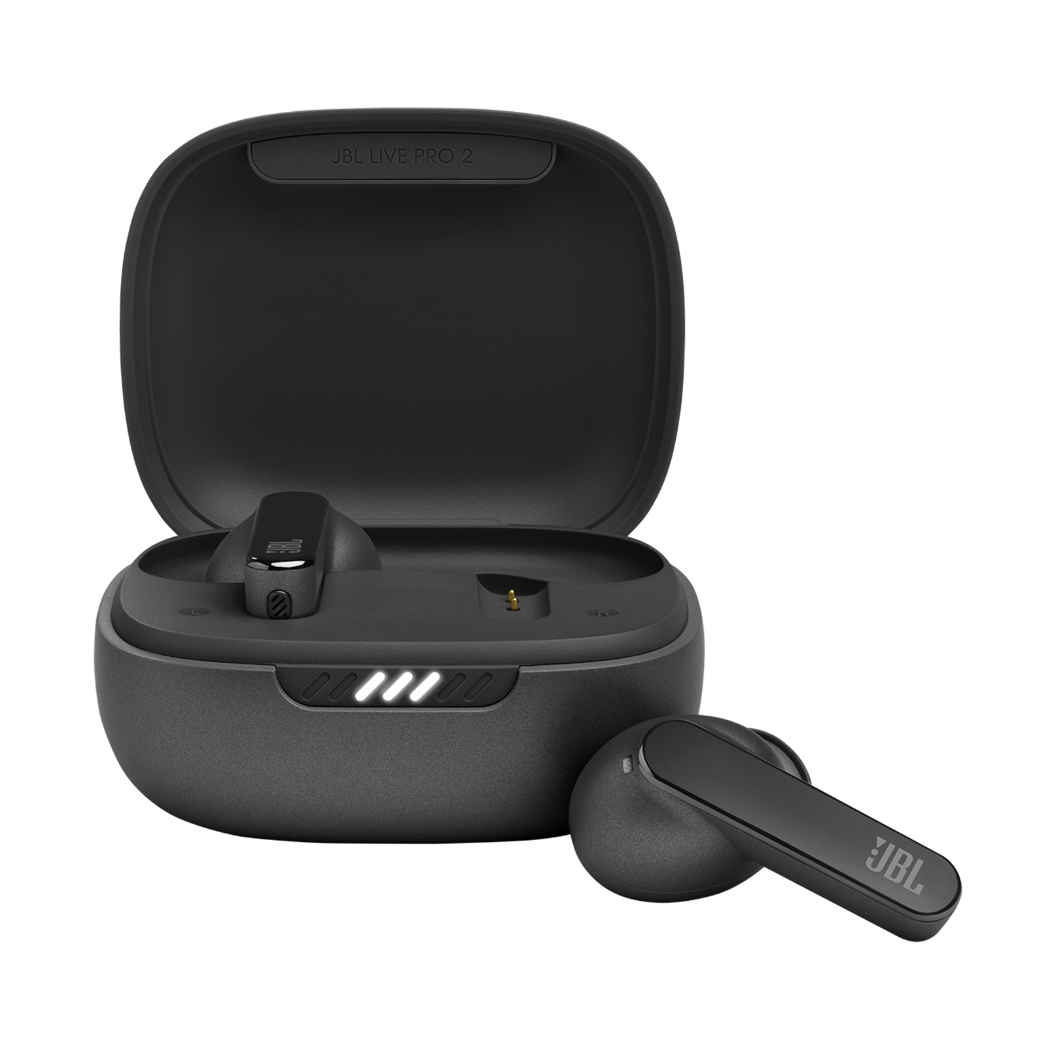 JBL Live Pro 2 TWS, Auriculares inalámbricos Bluetooth con micrófono, ANC, 40h (Negro) · JBLLIVEPRO2TWSBAM