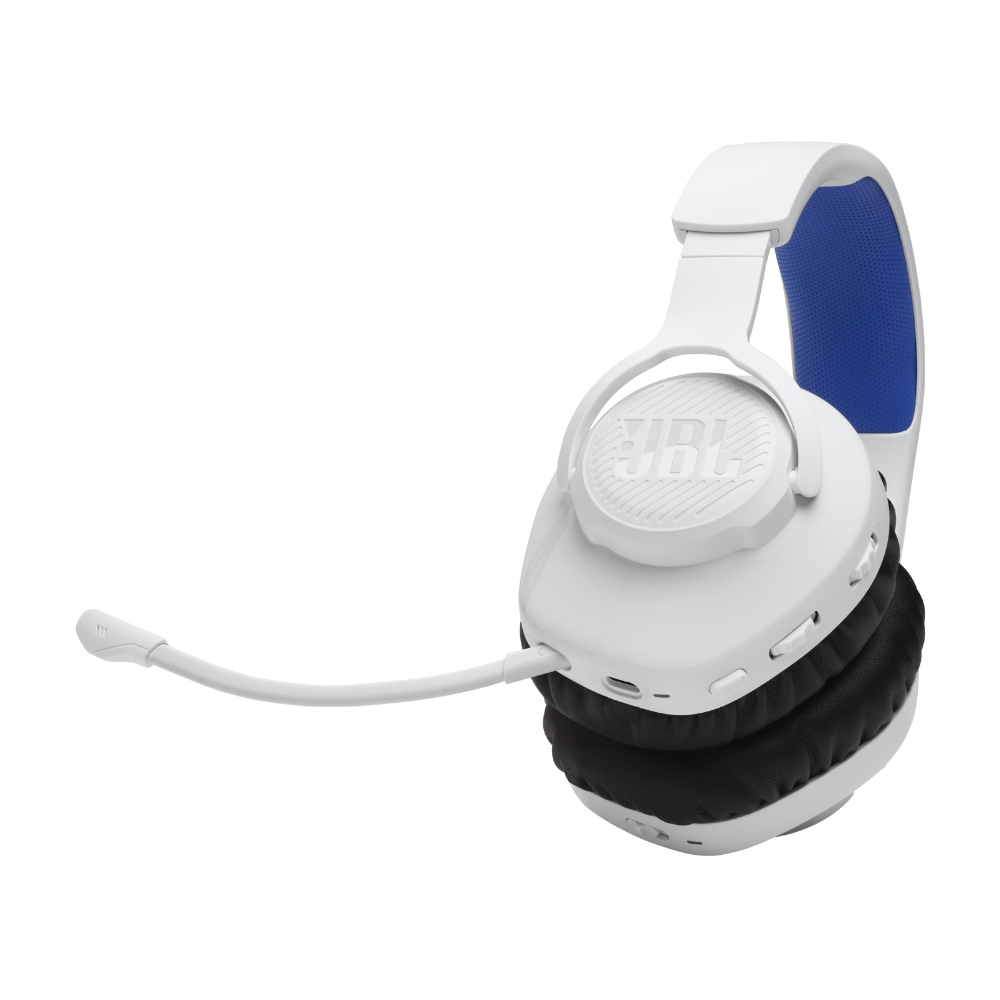 JBL Quantum 360P Console Wireless, Auriculares Gaming inalámbricos, USB 2.4 GHz, Bluetooth, 22h · JBLQ360PWLWHTBLUAM