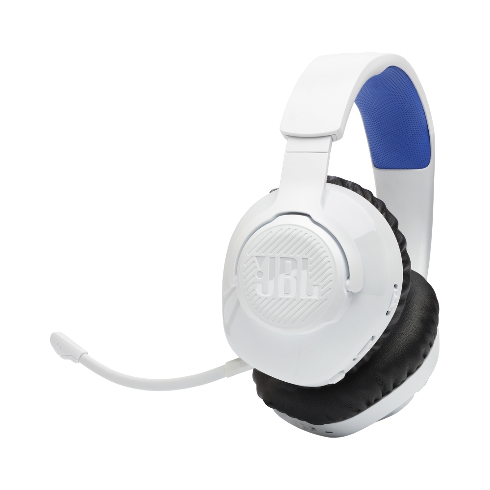 JBL Quantum 360P Console Wireless, Auriculares Gaming inalámbricos, USB 2.4 GHz, Bluetooth, 22h · JBLQ360PWLWHTBLUAM