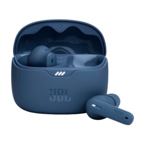 JBL Tune Beam, Auriculares inalámbricos Bluetooth con micrófono, ANC, 48h (Azul) · JBLTBEAMBLUAM