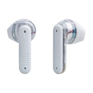 JBL Tune Flex Ghost Edition, Auriculares inalámbricos Bluetooth con micrófono, ANC, 32h · JBLTFLEXGWHTAM