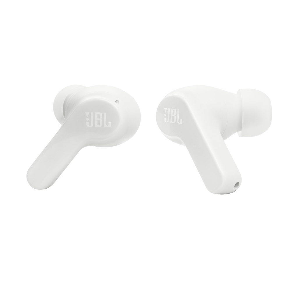 JBL Vibe Beam, Auriculares inalámbricos bluetooth con micrófono, 32h (Blanco) · JBLVBEAMWHTAM
