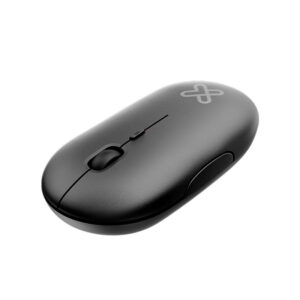 Klip Xtreme SlimSurfer, Mouse inalámbrico usb delgado de 4 botones, Ambidiestro, Silencioso, Óptico, 1600 dpi, Negro · KMW-415BK