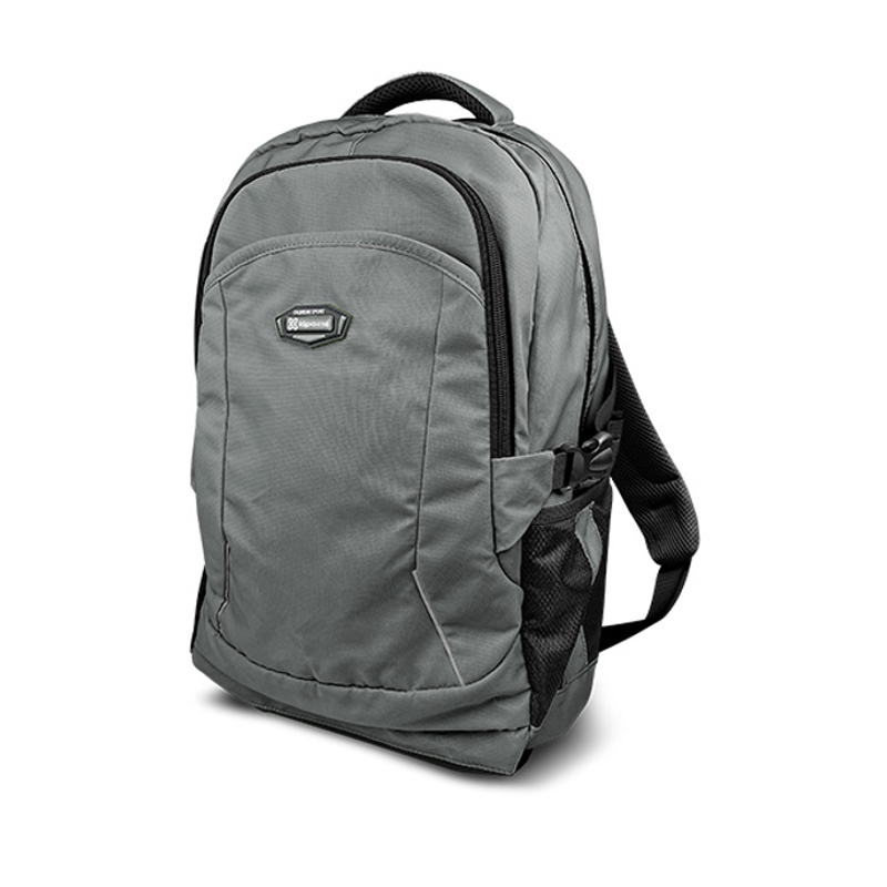Klip Xtreme TrendTrek, Mochila para laptops de hasta 15.6", Nylon y Poliéster, Gris · KNB-436GR