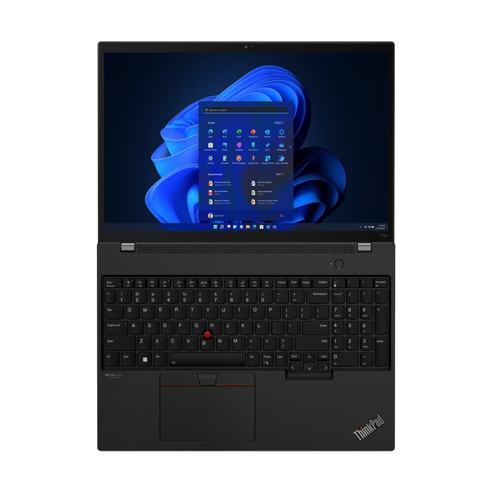 Lenovo ThinkPad P16s G2, Laptop 16″ WUXGA IPS, Intel® Core i7-1360P, NVIDIA RTX A500 (4GB), 32GB Ram, 1TB SSD, W11 Pro, Teclado retroiluminado español, Villi Black · 21HK0056FJ