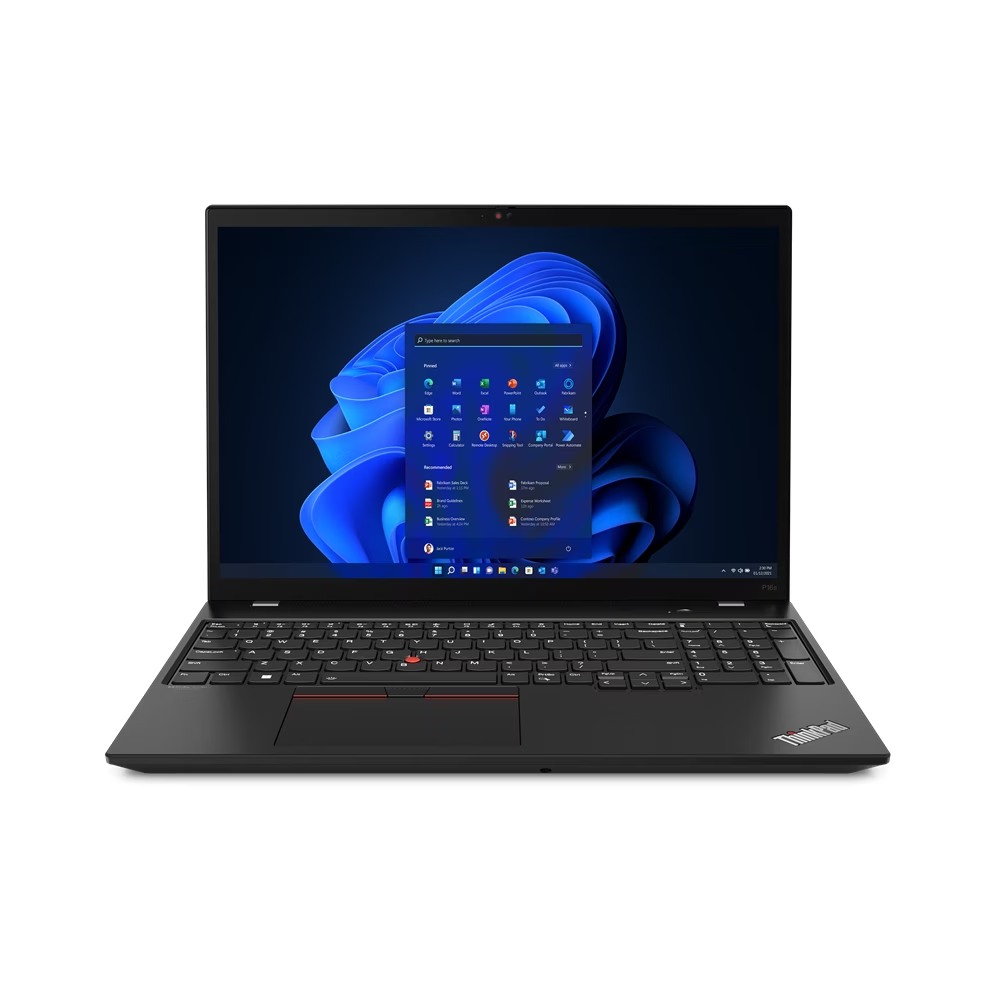 Lenovo ThinkPad P16s G2, Laptop 16″ WUXGA IPS, Intel® Core i7-1360P, NVIDIA RTX A500 (4GB), 32GB Ram, 1TB SSD, W11 Pro, Teclado retroiluminado español, Villi Black · 21HK0056FJ