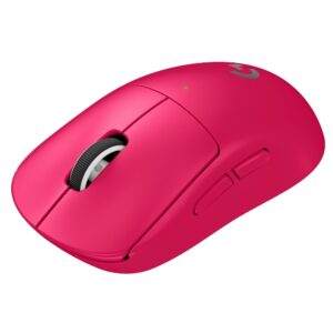Logitech G PRO X SUPERLIGHT 2 LIGHTSPEED, Mouse Gaming de 5 Botones inalámbrico USB, Sensor HERO 2 Óptico 44K dpi, Rosa · 910-006795