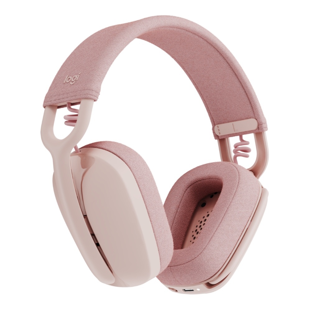 Logitech Zone Vibe 100, Auriculares inalámbricos Bluetooth, Rosa · 981-001223