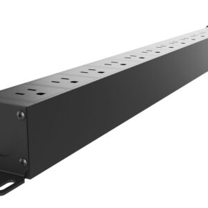 Nexxt Infraestructura, Regleta Montaje en Rack, 12 Salidas, Vertical 0U, 125V, 15A · NPD-10U12N15A