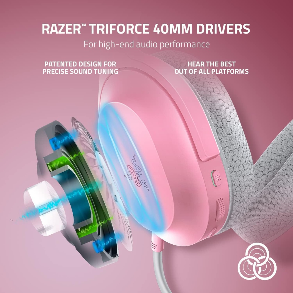 Razer Barracuda X, Auricular inalámbrico Gaming Multiplataforma, Bluetooth, USB-C, Cableado 3.5mm, Quartz · RZ04-04430300-R3U1