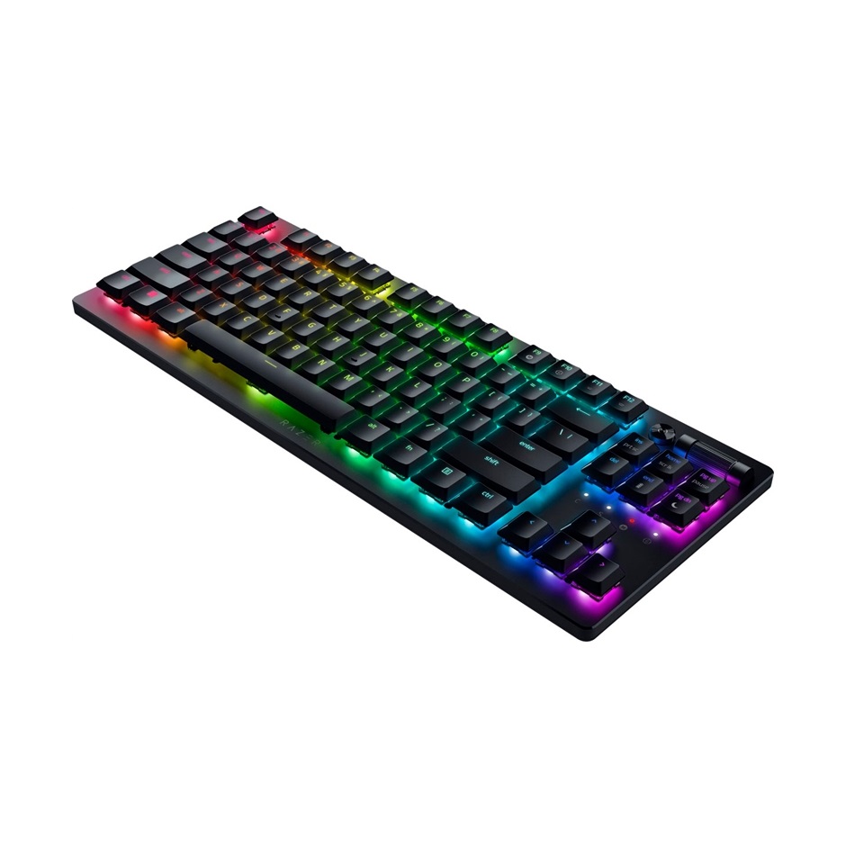 Razer DeathStalker V2 Pro TKL, Teclado Gaming, Mecánico Optical lineal Switch (Red), Inalámbrico, USB-C, RGB, Español · RZ03-04371100-R311