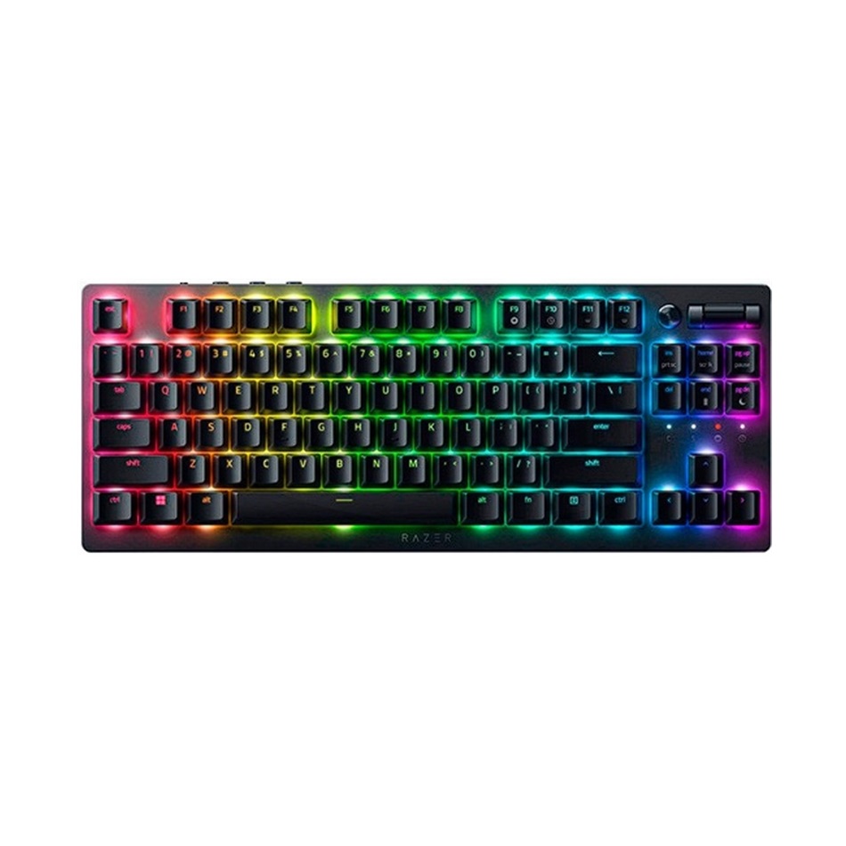 Razer DeathStalker V2 Pro TKL, Teclado Gaming, Mecánico Optical lineal Switch (Red), Inalámbrico, USB-C, RGB, Español · RZ03-04371100-R311