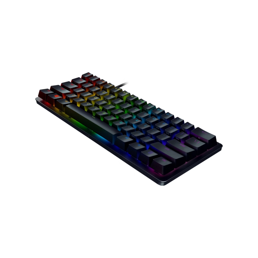 Razer Huntsman Mini 60%, Teclado Gaming Mecánico, Razer Optical lineale Switch (Red), Cableado, USB-C, RGB, Inglés, Negro · RZ03-03390200-R3M1
