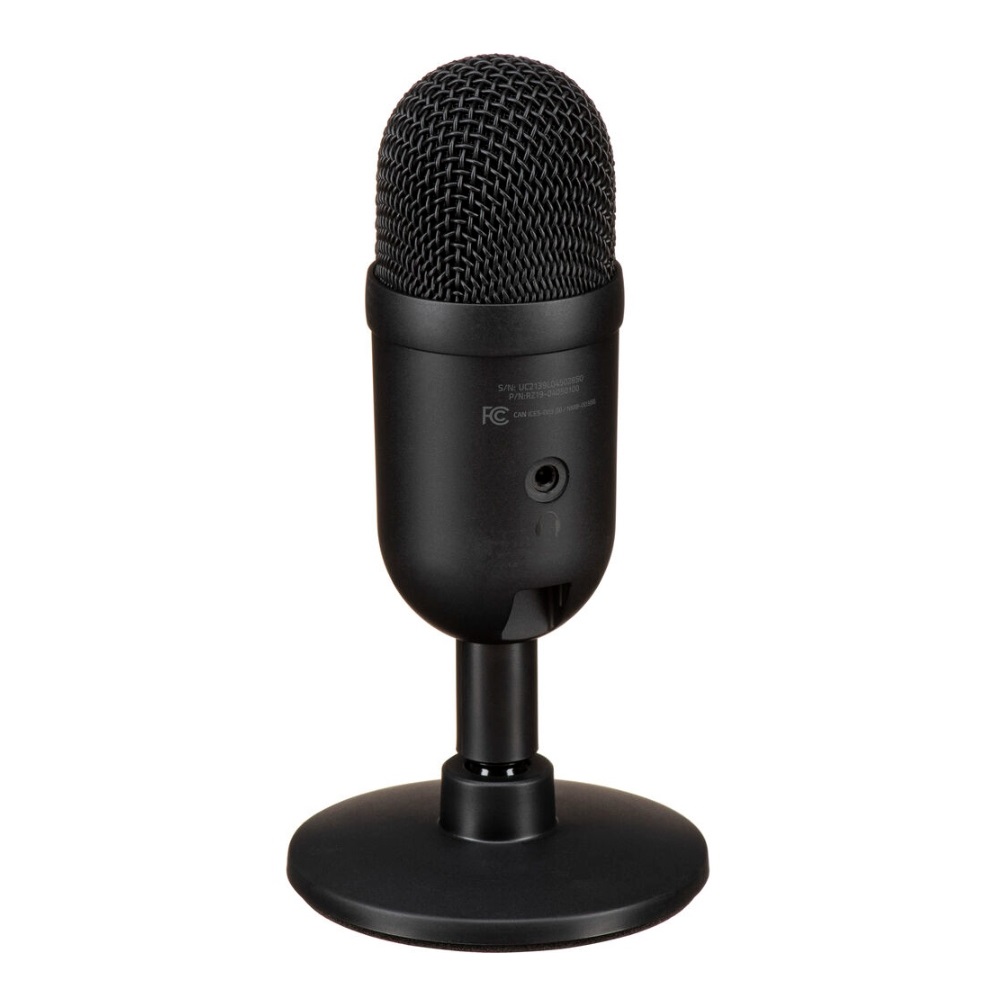 Razer Seiren V2 X, Micrófono condensadora de 25mm, Supercardioide, USB, Negro · RZ19-04050100-R3U1