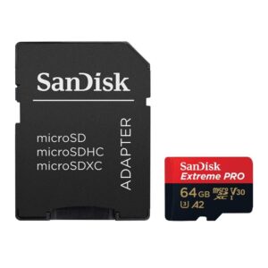 SanDisk Extreme Pro, Tarjeta de memoria microSDXC de 64 GB · SDSQXCU-064G-GN6MA