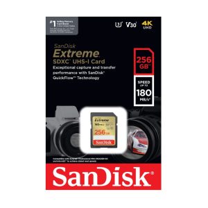 SanDisk Extreme, Tarjeta de memoria SD UHS-I de 256 GB · SDSDXVV-256G-GNCIN