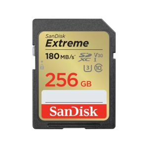 SanDisk Extreme, Tarjeta de memoria SD UHS-I de 256 GB · SDSDXVV-256G-GNCIN
