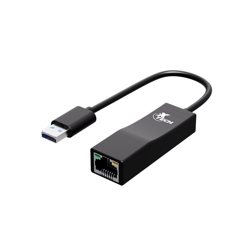 Xtech, Adaptador de red con conector USB 3.0 a RJ-45 · XTC-376