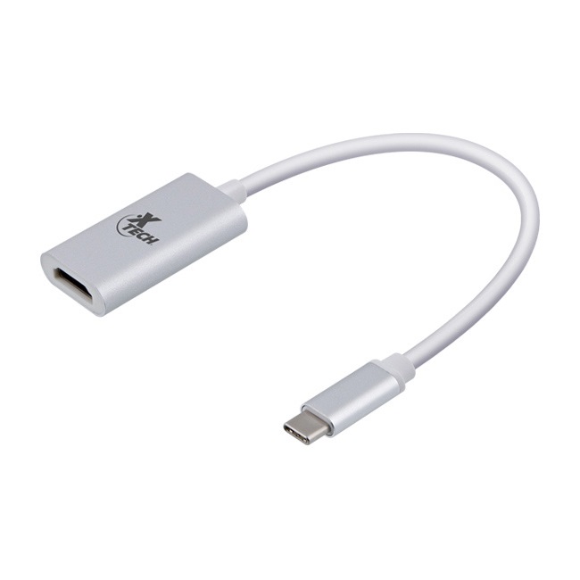 Xtech, Adaptador de Video USB Tipo-C (M) a HDMI (H), 25cm · XTC-540
