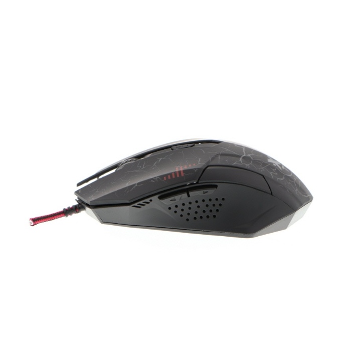 Xtech Bellixus, Mouse Gaming 6 botones, Cableado USB, Óptico 2400 dpi, LED, Negro · XTM-510