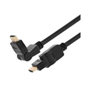 Xtech, Cable HDMI diseño giratorio y pivotante 4K, 1.8m · XTC-606