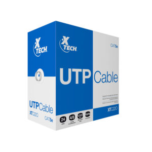 Xtech, Cable UTP Cat 5E, 305m, Gris · XTC-220