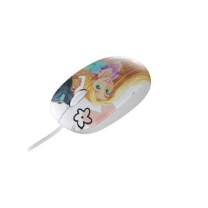 Xtech Edición Disney Princesa, Mouse cableado USB, Óptico 1200dpi, Blanco · XTM-D406PS