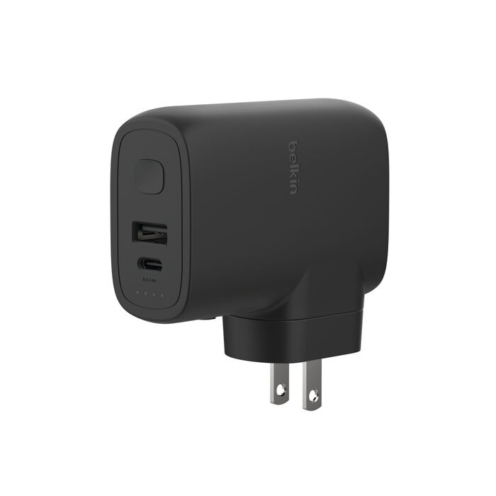 Belkin BoostCharge, Cargador de pared híbrido de 25 W + Power Bank 5K (5.000mah) · BPZ003dqBK