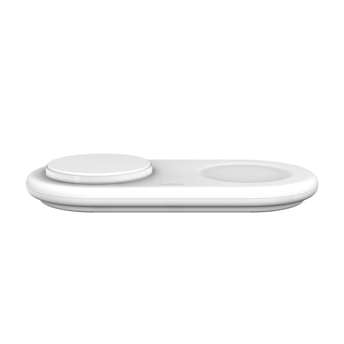Belkin BoostCharge Pro, Base de carga inalámbrica magnética 2 en 1 con Qi2 de 15 W · WIZ021ttWH