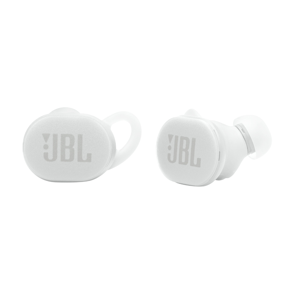 JBL Endurance Race 2, Auriculares inalámbricos deportivos con micrófono, Bluetooth, ANC, 48h (Blanco) · JBLENDURACE2WHTAM