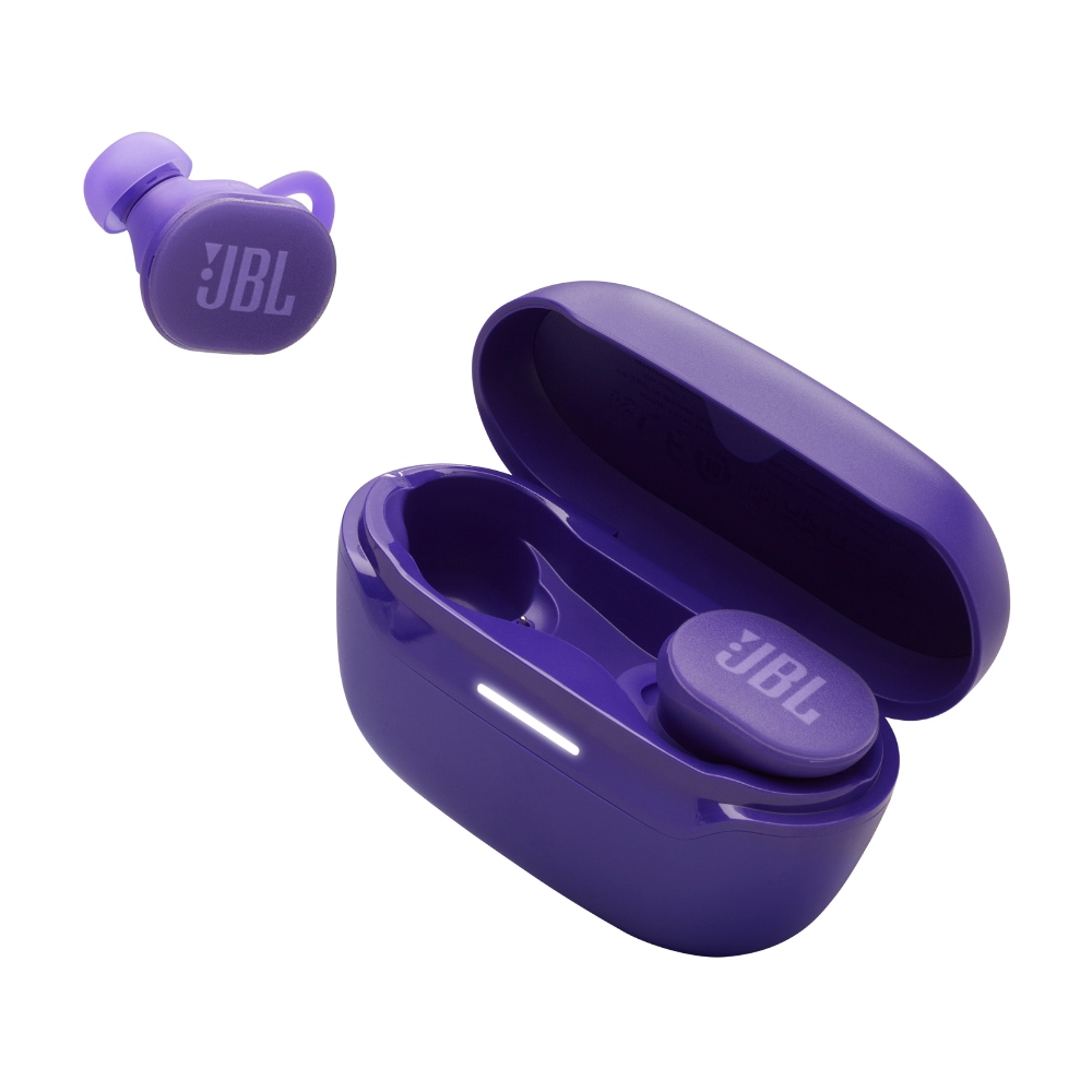JBL Endurance Race 2, Auriculares inalámbricos deportivos con micrófono, Bluetooth, ANC, 48h (Morado) · JBLENDURACE2PURAM