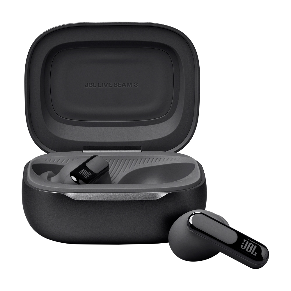 JBL Live Beam 3, Auriculares inalámbricos Bluetooth con micrófono, ANC, 48h (Negro) · JBLLIVEBEAM3BLKAM