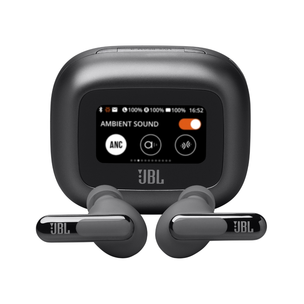 JBL Live Beam 3, Auriculares inalámbricos Bluetooth con micrófono, ANC, 48h (Negro) · JBLLIVEBEAM3BLKAM