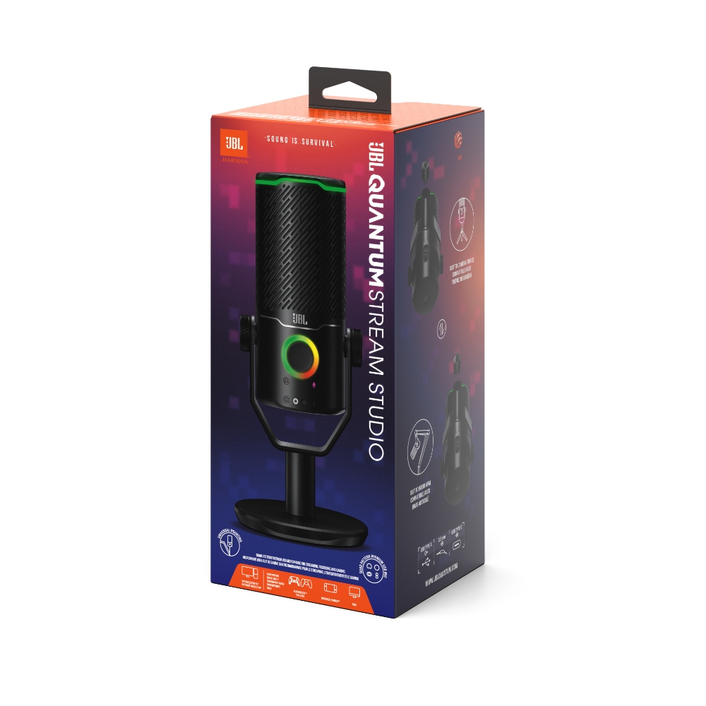 JBL Quantum Stream Studio, Micrófono multipatrón USB · JBLSTRMSTUDIOBLKAM