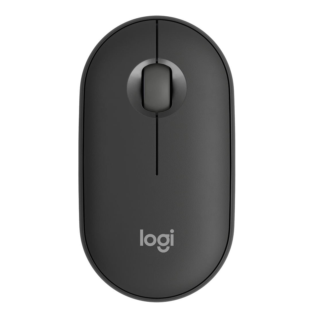 Logitech Pebble 2 M350S, Mouse Inalámbrico Bluetooth, Óptico, Silent Touch, 4000 Dpi, Grafito · 910-007049