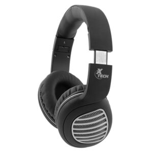 Xtech Palladium, Audífonos inalámbricos Bluetooth con micrófono, 3.5mm, Negro/Dorado · XTH-630SV