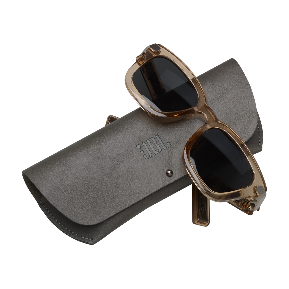 JBL Soundgear Frames Square, Gafas de sol con altavoz, Bluetooth, 8h (Amber) · JBLSNDGEARFMSSABR