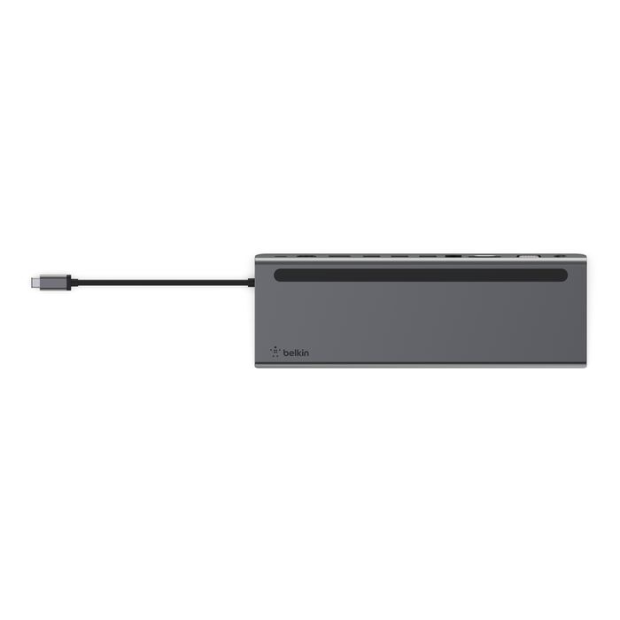 Belkin Connect, Adaptador Multipuertos 11 en 1, USB-C/USB-A/HDMI/VGA/DP/RJ-45/SD/MicroSD · INC004btSGY