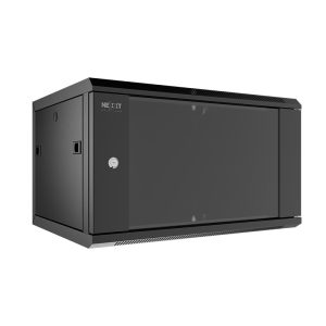 Nexxt Infraestructura, Gabinete de pared fijo 6U 19″, Ensamblado, 450mm, 60kg · NEC-F6U64B