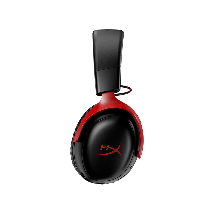 HyperX Cloud III, Auriculares inalámbricos Gaming, USB 2.4Ghz, Negro/Rojo · 77Z46AA