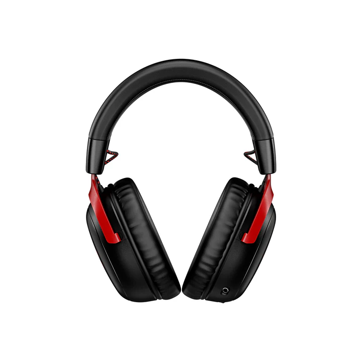 HyperX Cloud III, Auriculares inalámbricos Gaming, USB 2.4Ghz, Negro/Rojo · 77Z46AA