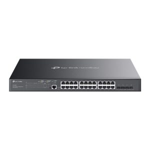 TP-Link, Switch Omada de 24 puertos Gigabit (24x PoE+) (4x SFP) 384 W · TL-SG3428MP
