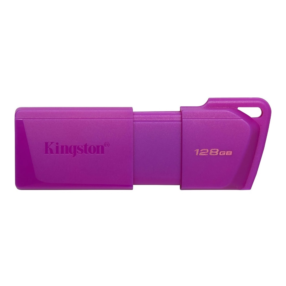 Kingston DataTraveler Exodia M, Unidad flash USB de 128 GB, USB 3.2 Gen 1, Morado neón · KC-U2L128-7LP