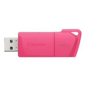 Kingston DataTraveler Exodia M, Unidad flash USB de 128 GB, USB 3.2 Gen 1, Rosado neón · KC-U2L128-7LN