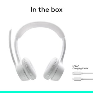 Logitech Zone 300, Auriculares inalámbricos, Bluetooth, Blanco crudo · 981-001416