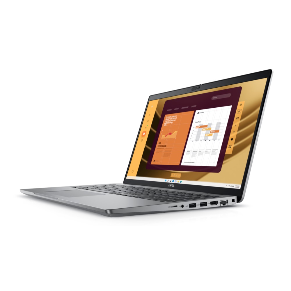 Dell Latitude 5550, Laptop 15.6 " FHD, Intel Core Ultra 5 125U, 16GB DDR5, 512GB SSD, W11 Pro, Teclado retroiluminado español, Gris · JWXPX