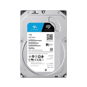 Seagate SkyHawk Surveillance, Disco duro para video vigilancia 1 TB de 3.5", SATA 6Gb/s, 256MB Cache · ST1000VX013